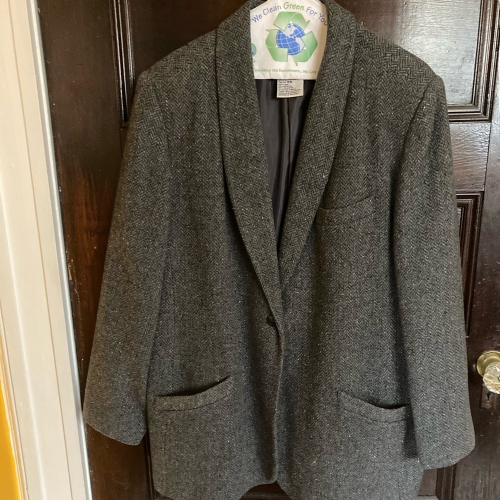 White Stag Herringbone Blazer